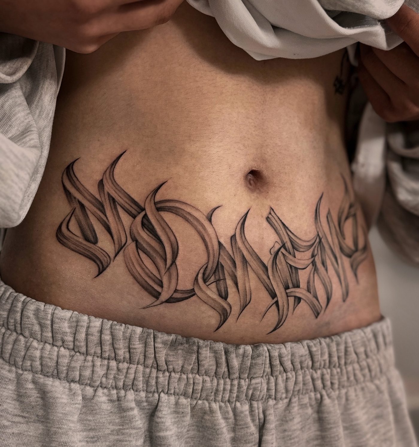 Lettering ornamentalny